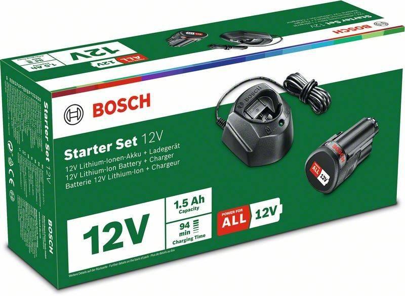 Set baterie a nabíječky Bosch 12 V
